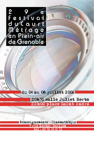 Affiches pour le festival de court métrage en plein air de Grenoble