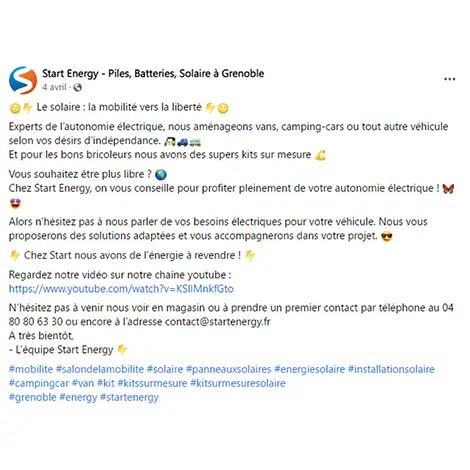 Webmarketing avec Start Energy